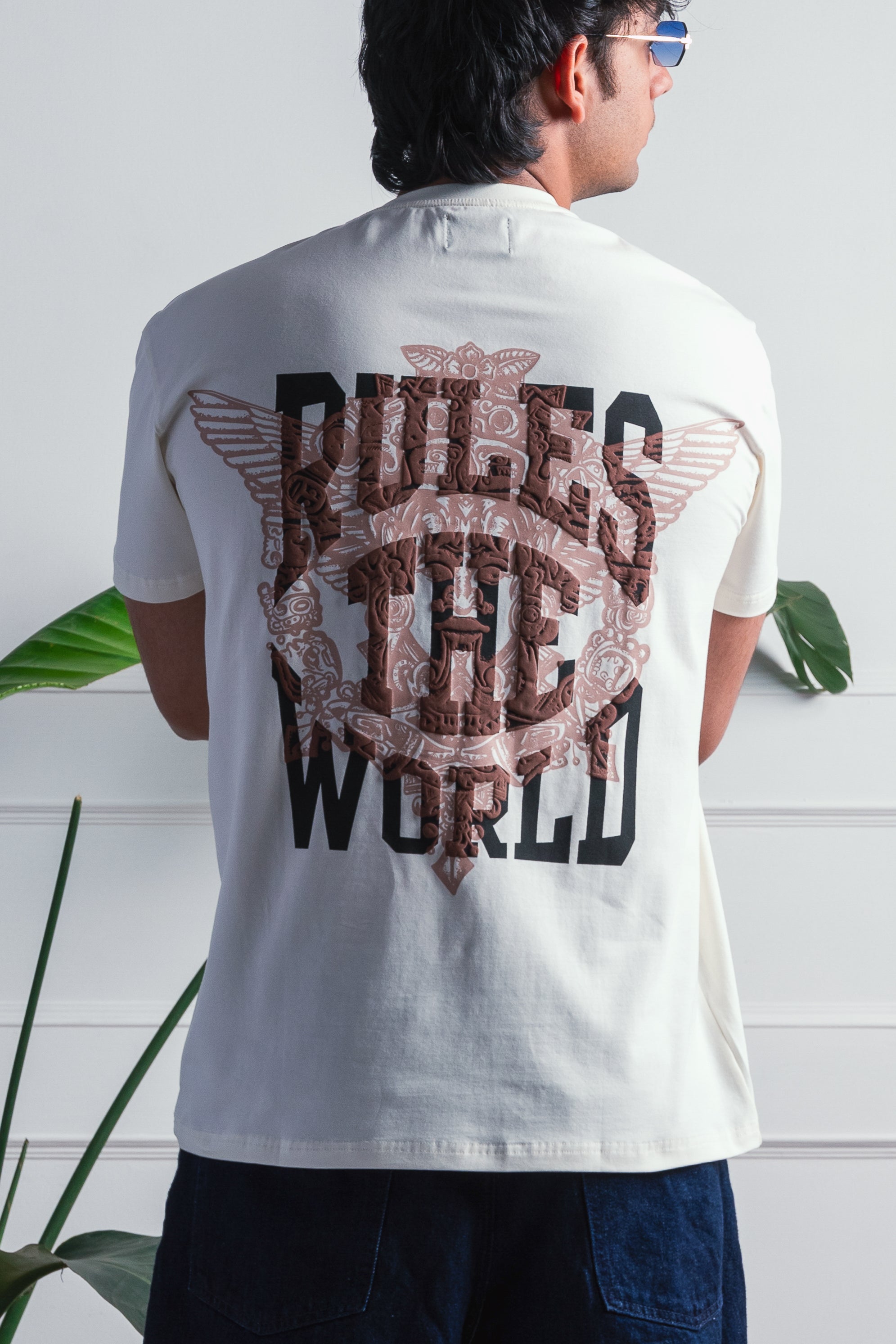 Rules The World Off-White Tee