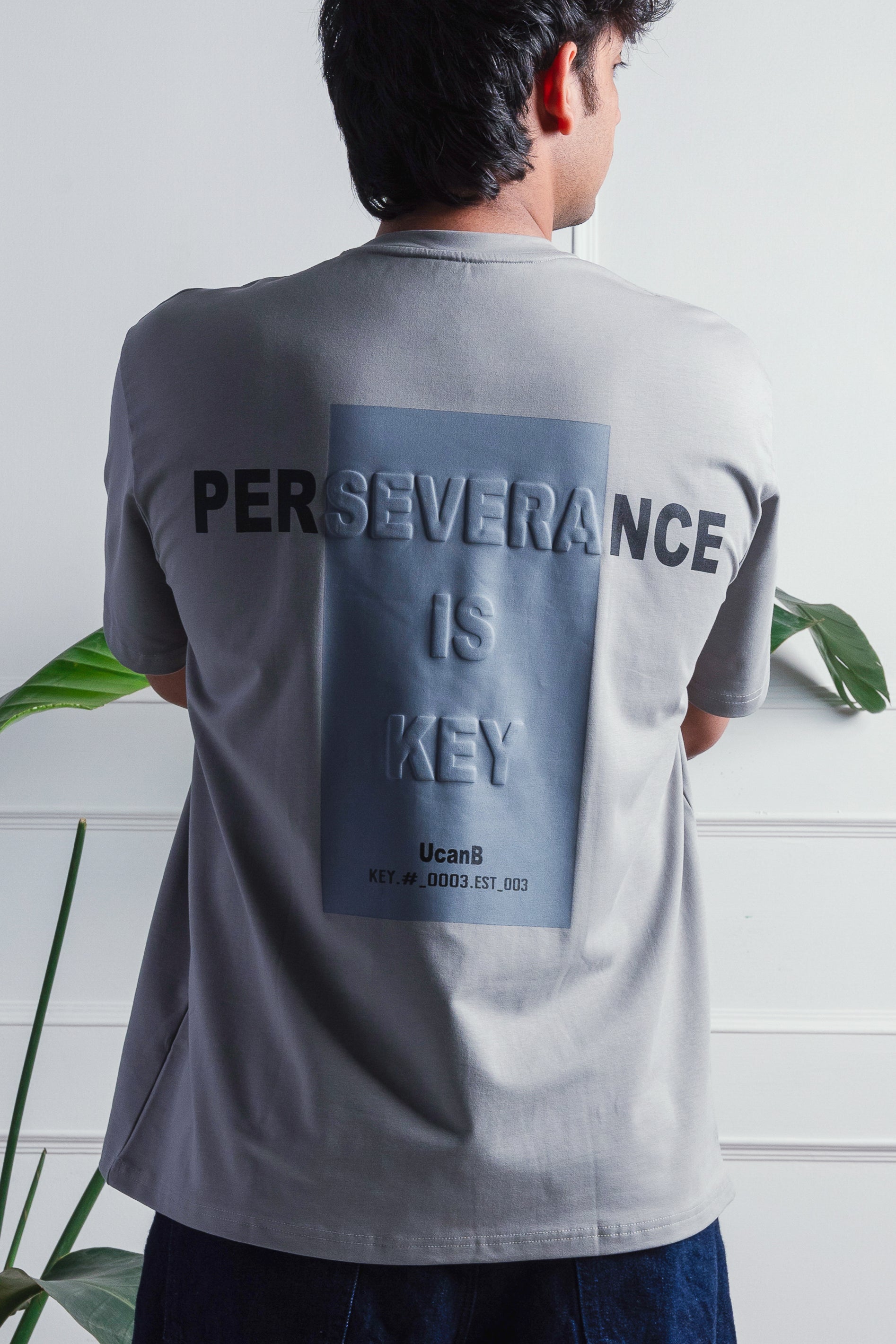 Perseverance Grey Tee