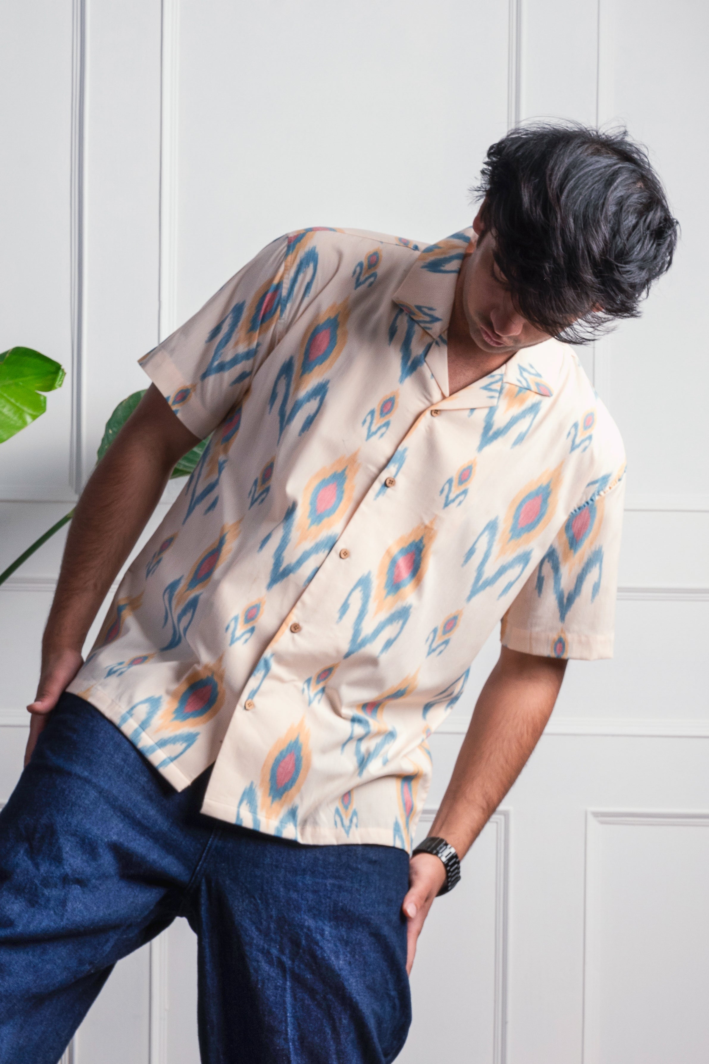 Blooming Yellow Printed Shirt