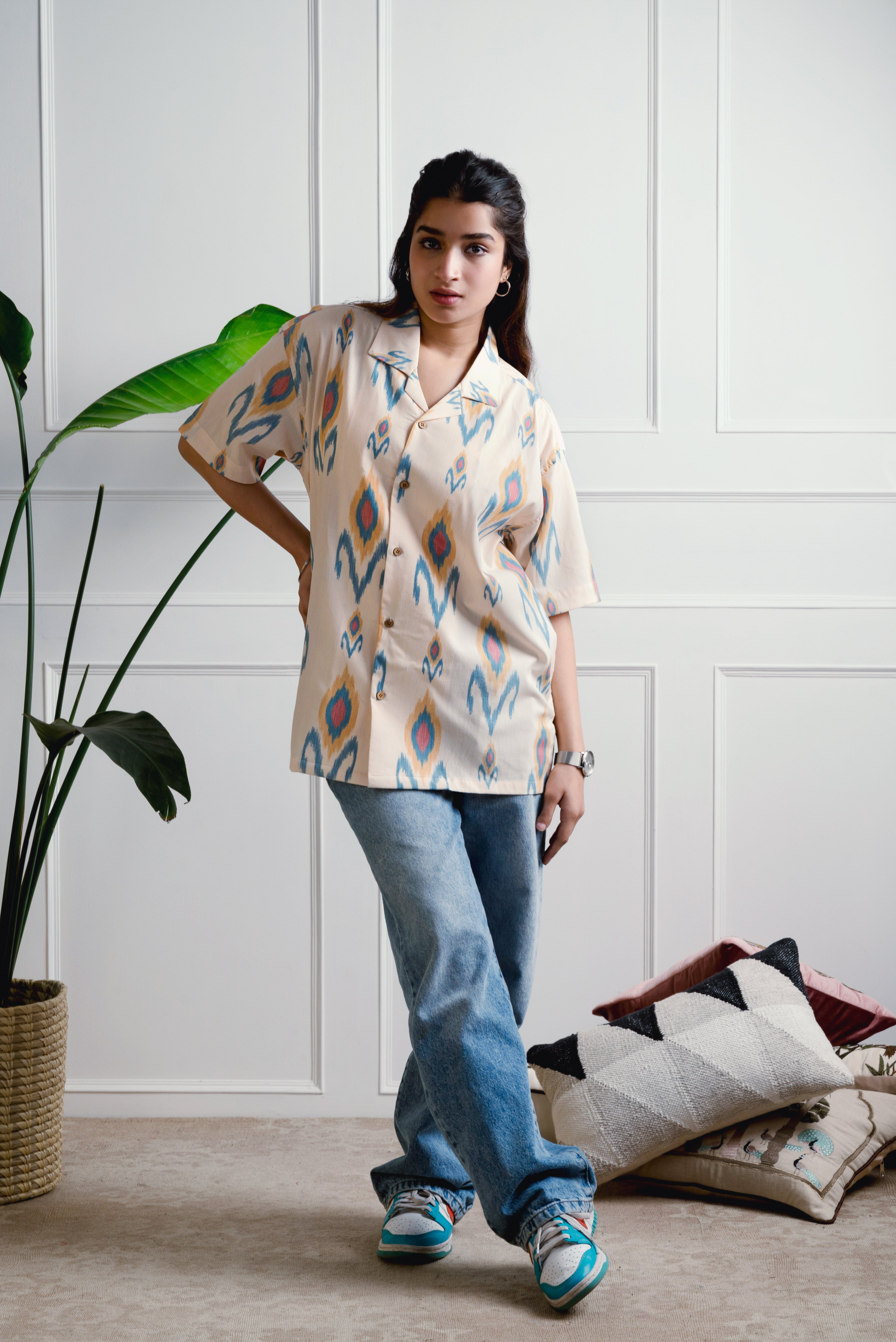 Blooming Yellow Printed Shirt