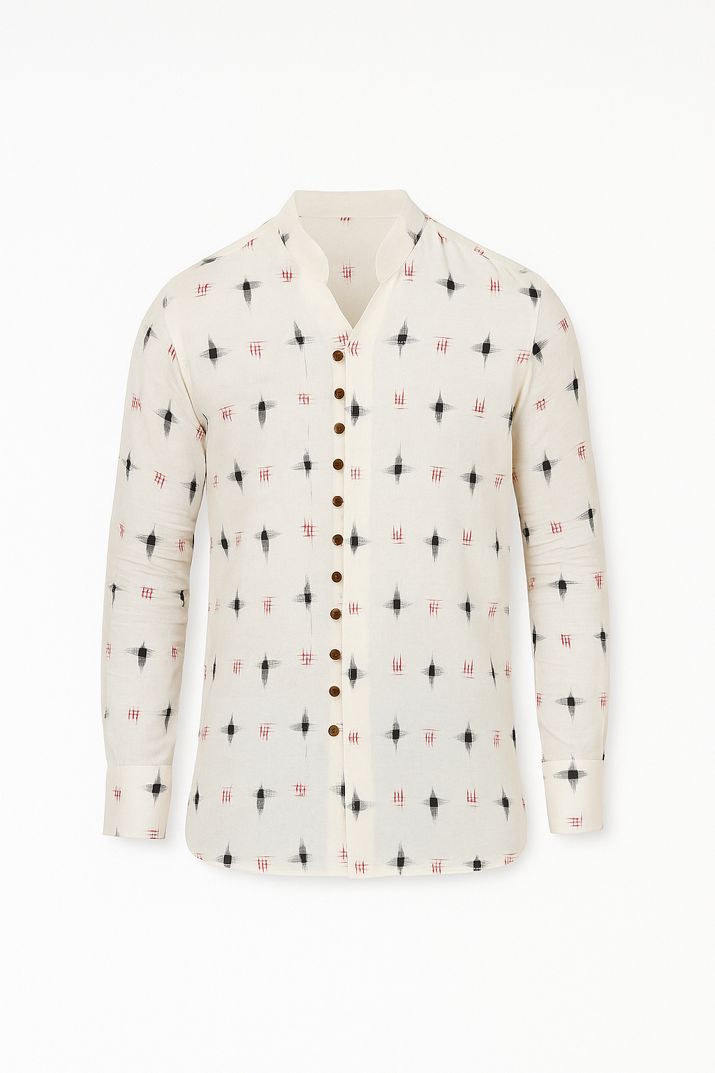 Movement Ikkat White Shirt