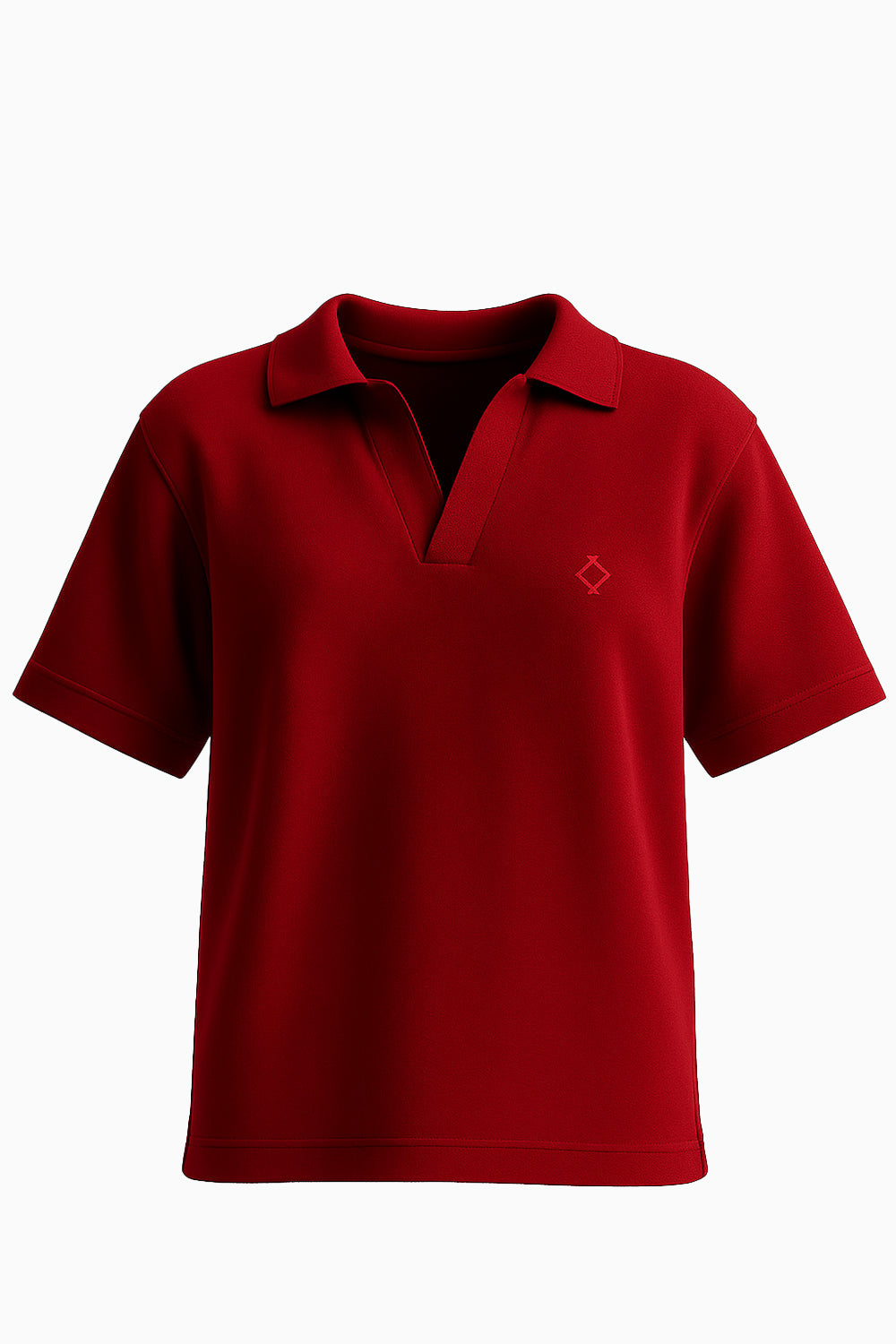 Officially Casual Maroon Polo Tee