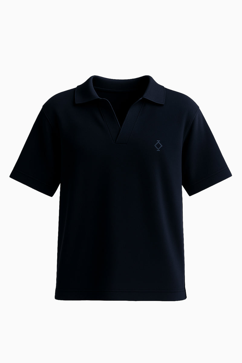 Officially Casual Navy Blue Polo Tee