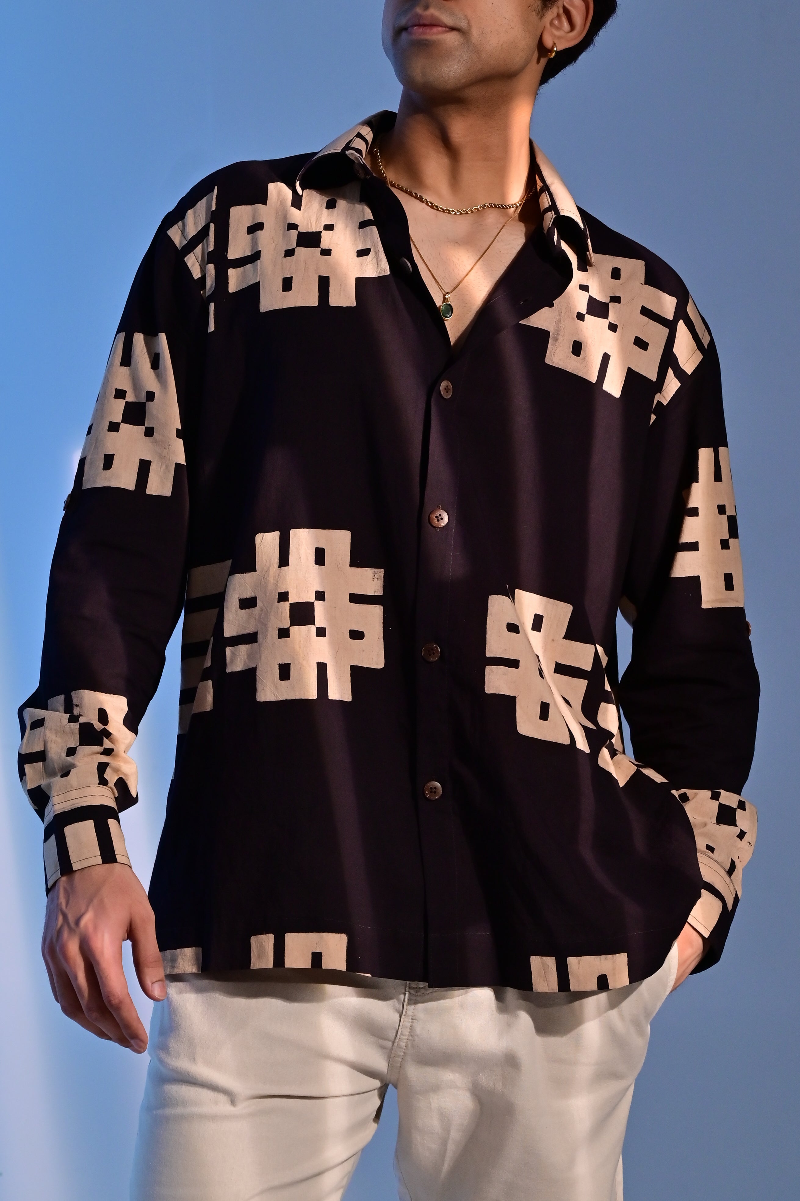 Black Tribe Ladakhi Shirt