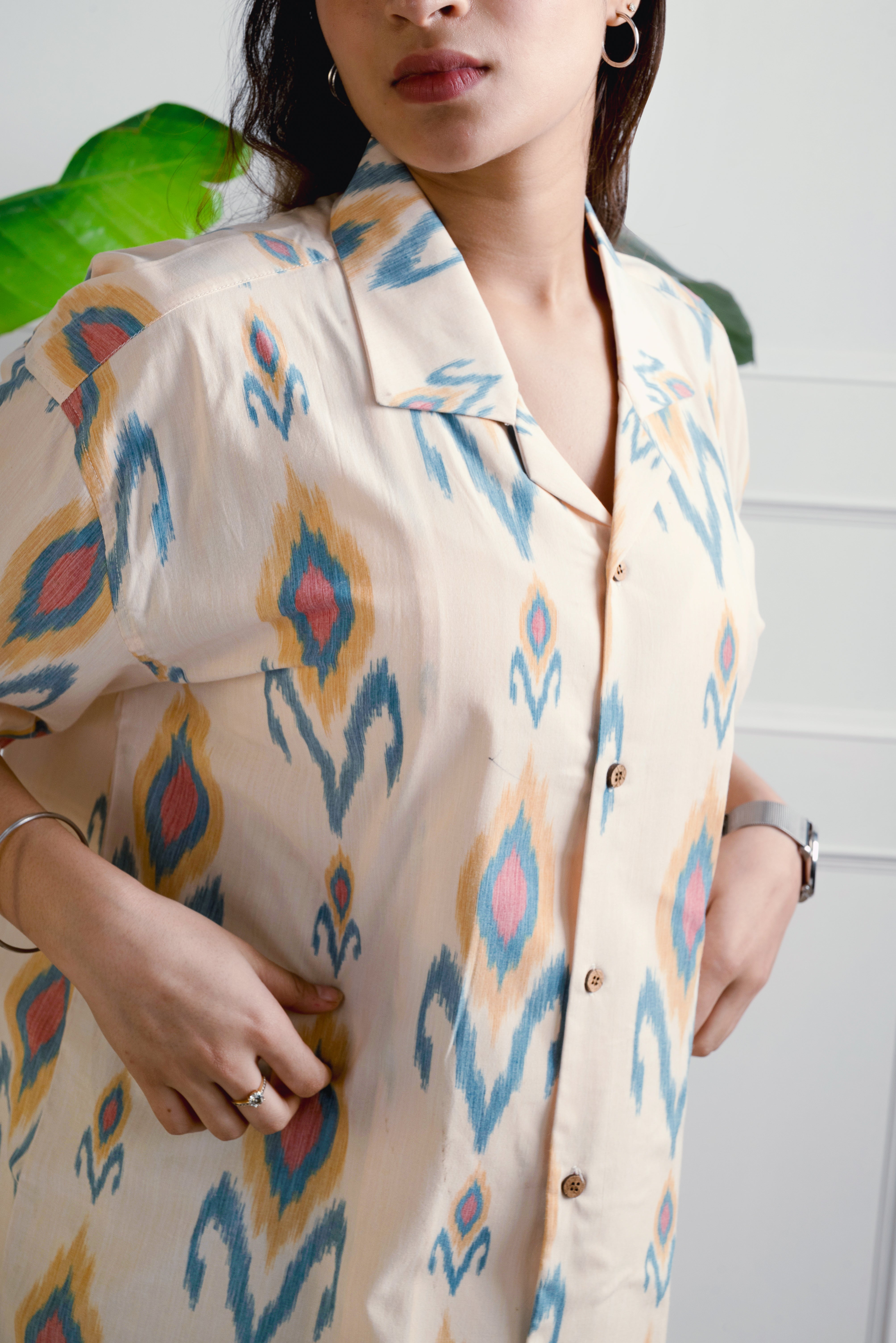 Blooming Yellow Printed Shirt