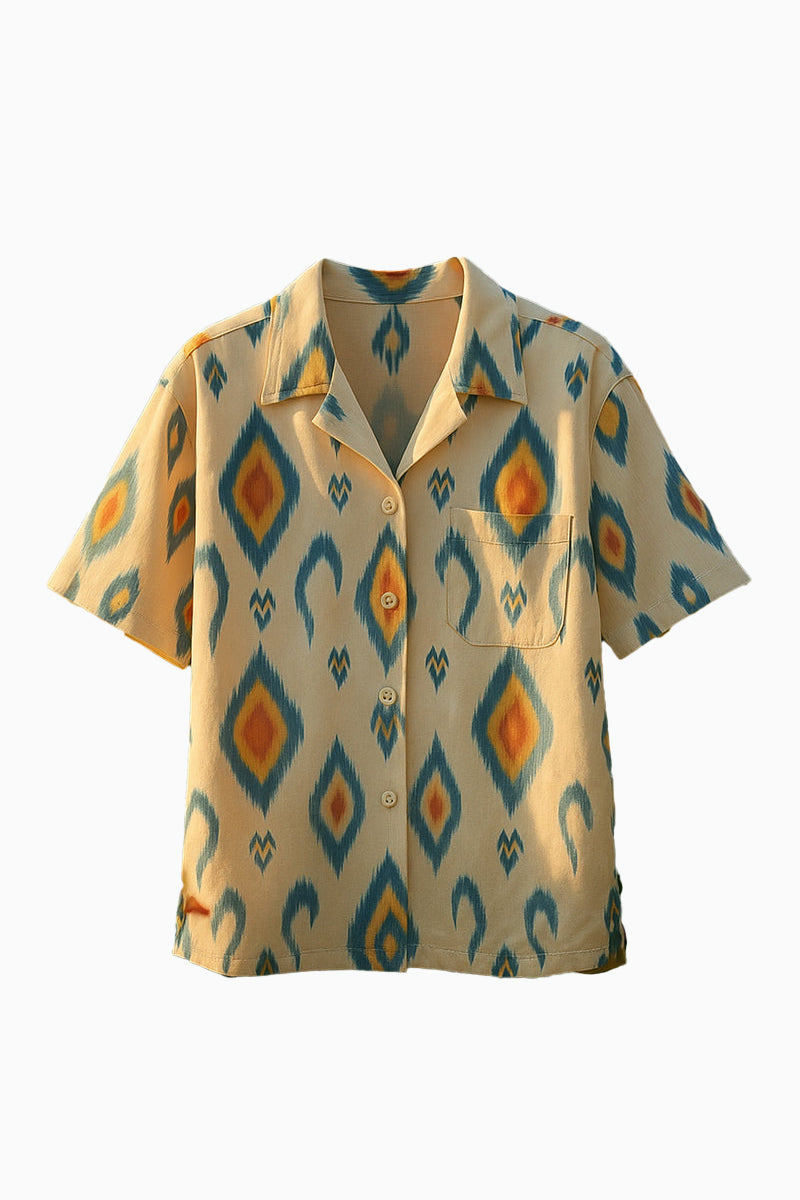 Blooming Yellow Printed Shirt